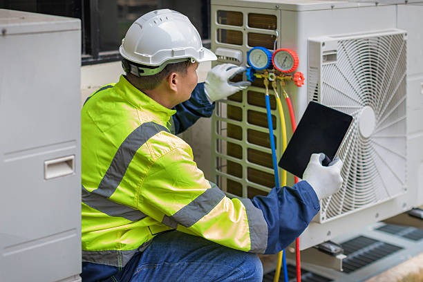 Professional Ductwork Repair technician working in Brodhead, WI
